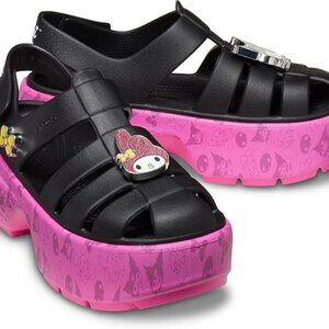 CROCS - SIZE 9  -  MY MELODY KURMI STOMP